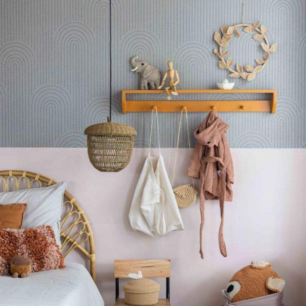 KidsDepot Veda Hanglamp rotan - naturel - Afbeelding 3