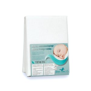 Molton voor ledikant tencel- 70x140 / wit