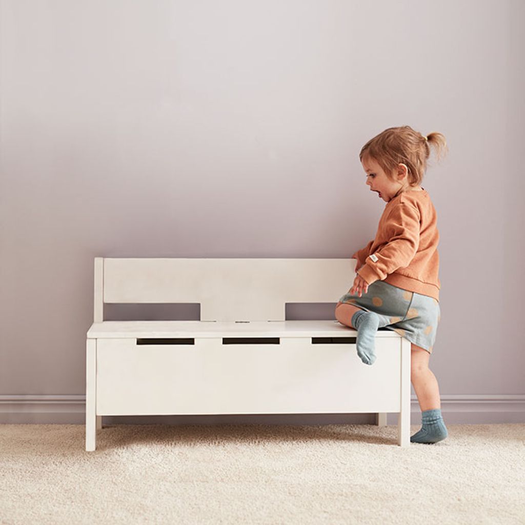 Kid's concept kinderbank Star - wit - Afbeelding 2