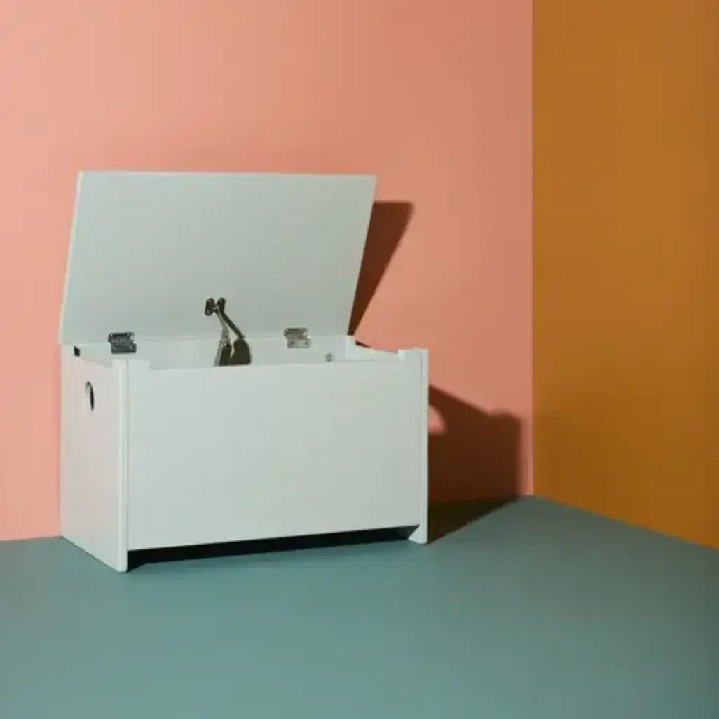 Kid's concept opbergkist bankje star - groen - Afbeelding 3