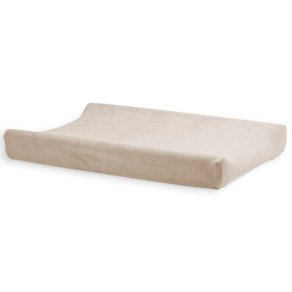 badstof aankleedkussenhoes nougat beige Jollein