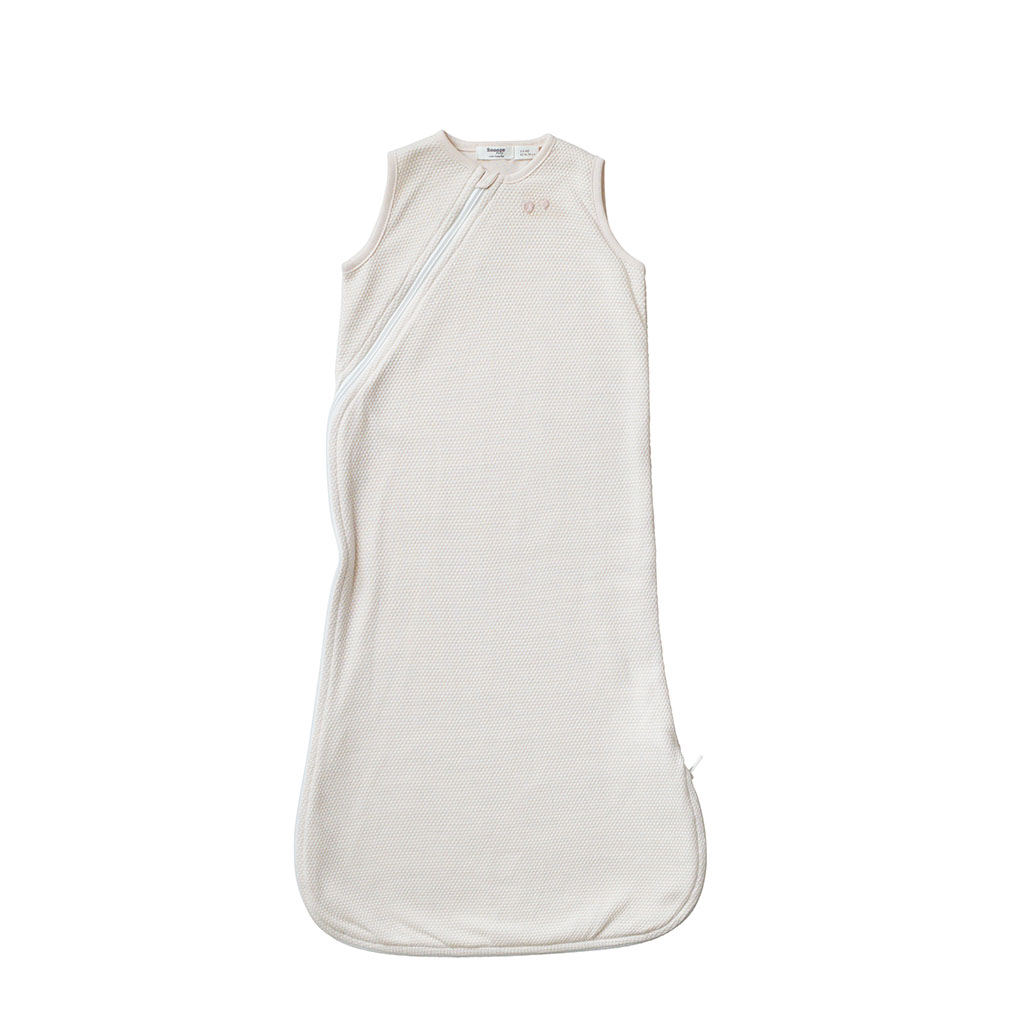 Snoozebaby baby slaapzak 80 cm / 3-9 maanden mouwloos - peach blush