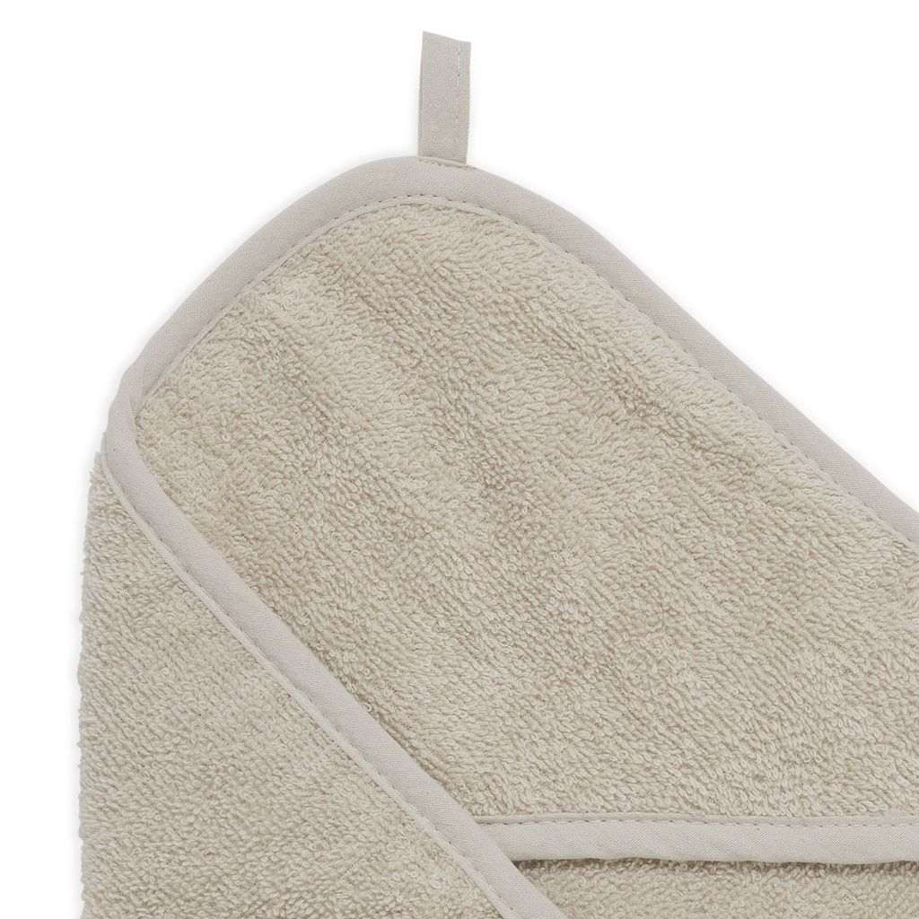 Jollein badcape badstof - 75x75 cm / nougat - Afbeelding 2