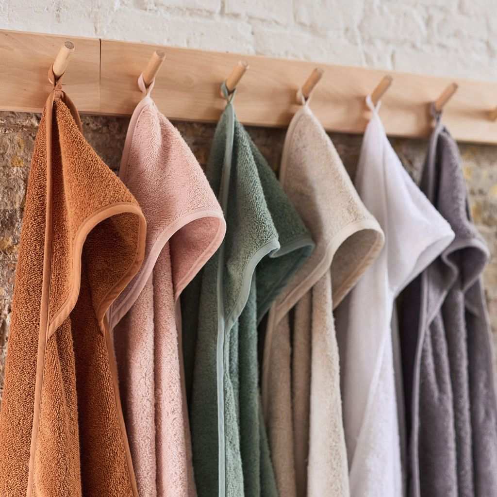 Jollein badcape badstof - 75x75 cm / nougat - Afbeelding 6