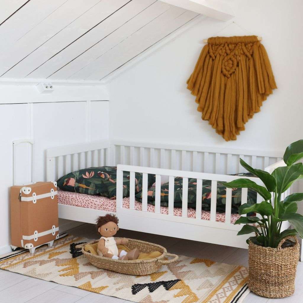 Studio Ditte kinderdekbedovertrek dinosaurus 140x200/60x70 - donkergrijs - Afbeelding 3