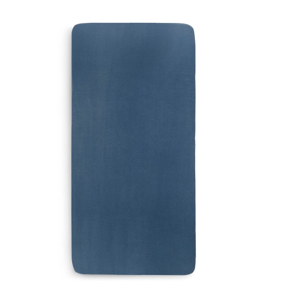 Jollein Hoeslaken ledikant 60x120 cm – katoen jeans blue | MooisteKinderkamer - Afbeelding 2