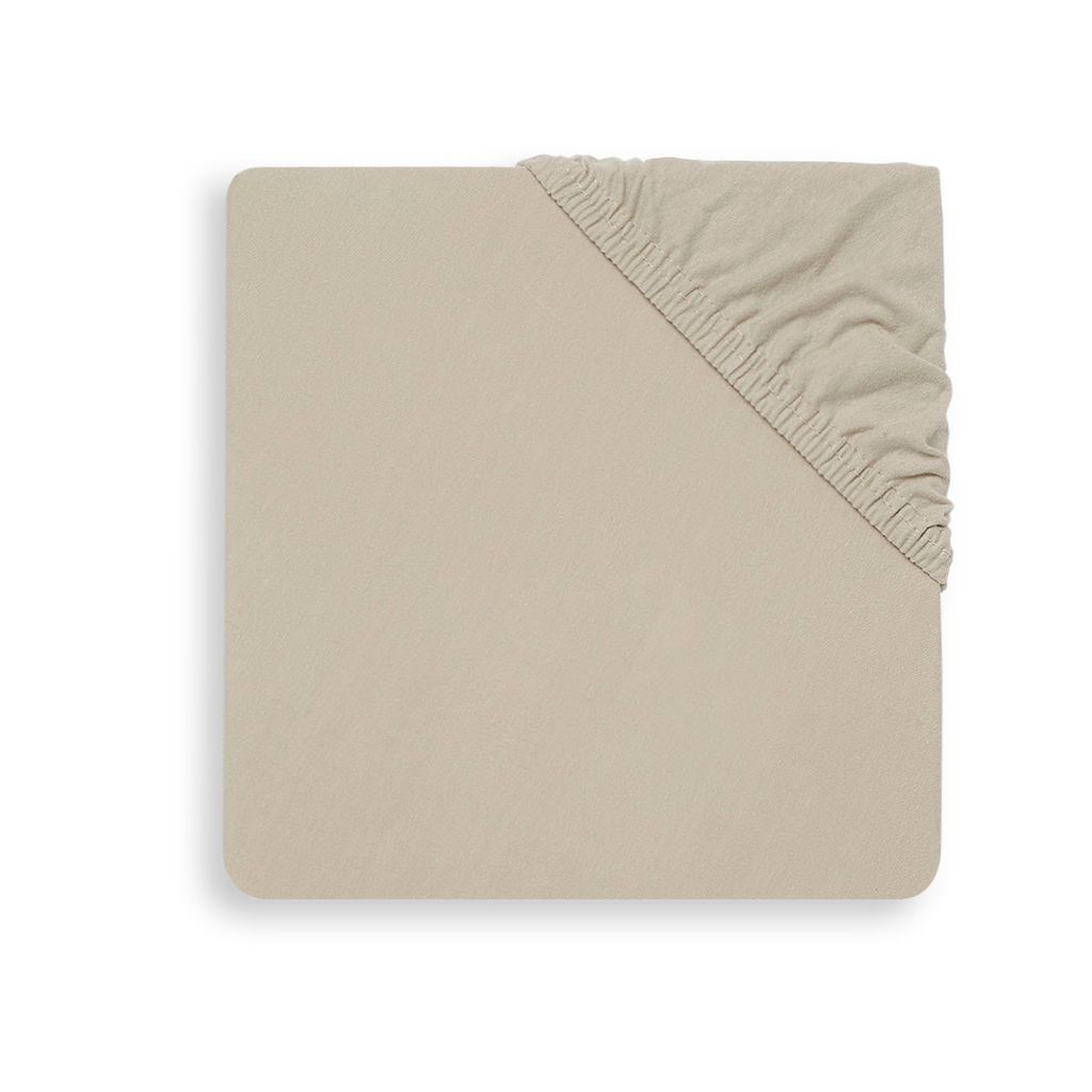 Jollein hoeslaken wieg 40x80 - nougat