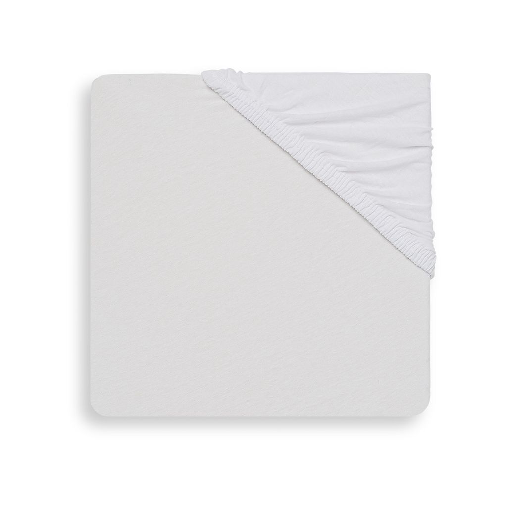 Jollein hoeslaken wieg 40x80 - wit