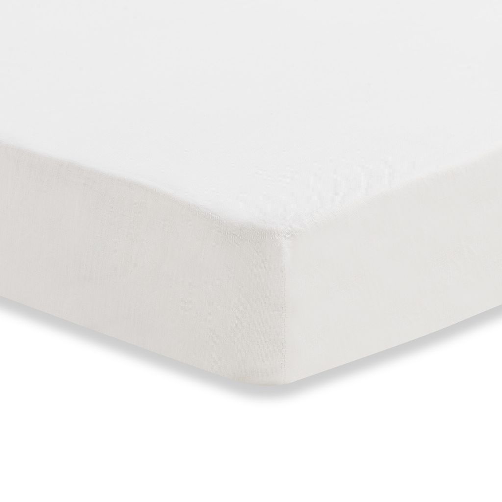 Jollein hoeslaken wieg 40x80 - wit - Afbeelding 2