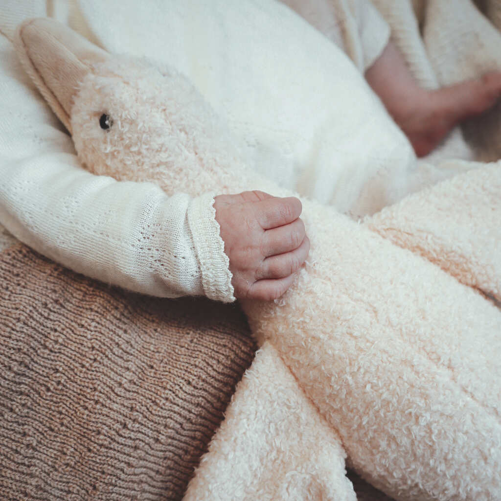 Flow Amsterdam knuffel met hartslag gans - beige - Afbeelding 6