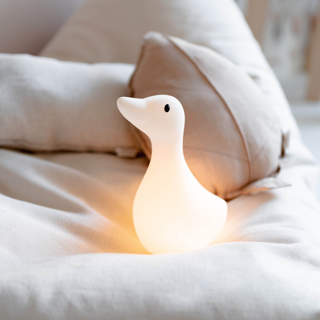 Flow Amsterdam oplaadbaar led nachtlampje dier gans - wit - Afbeelding 4
