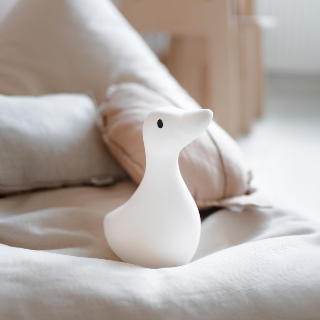 Flow Amsterdam oplaadbaar led nachtlampje dier gans - wit - Afbeelding 5