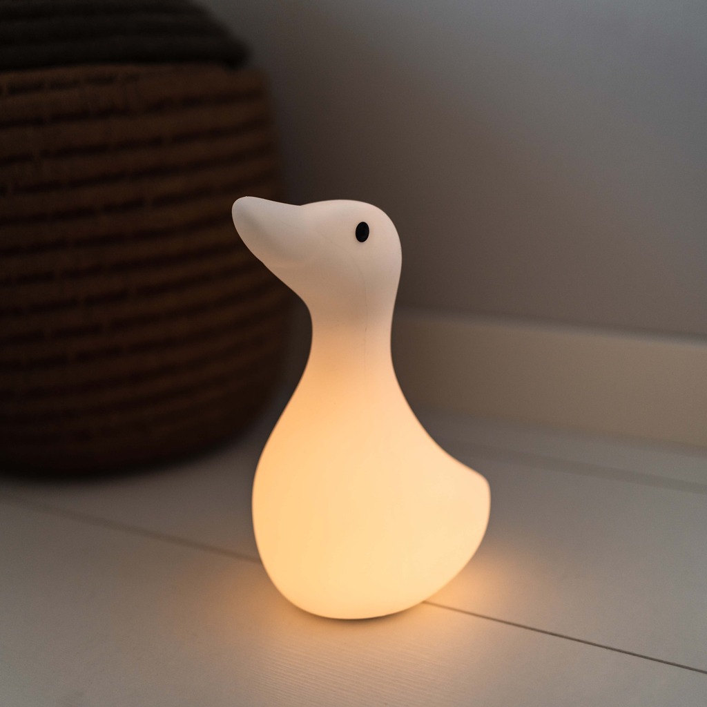 Flow Amsterdam oplaadbaar led nachtlampje dier gans - wit - Afbeelding 6