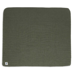 Jollein aankleedkussenhoes gebreid - 75x85 cm / leaf green