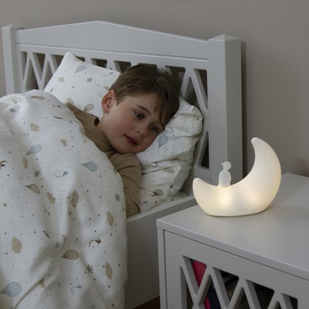 Cam Cam oplaadbaar led nachtlampje maan - wit - Afbeelding 2