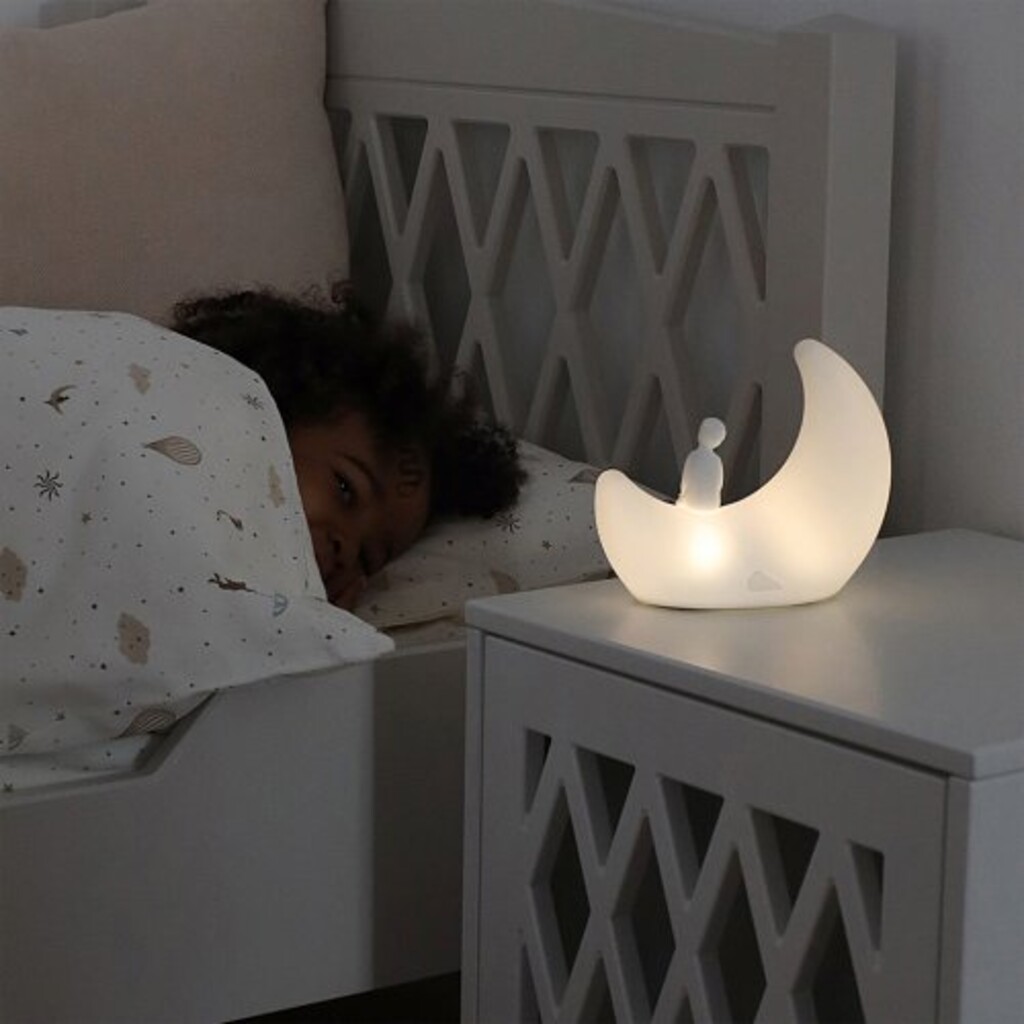 Cam Cam oplaadbaar led nachtlampje maan - wit - Afbeelding 4