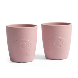 Sebra Mums kinderservies kinderbeker 2 stuks - blossom pink