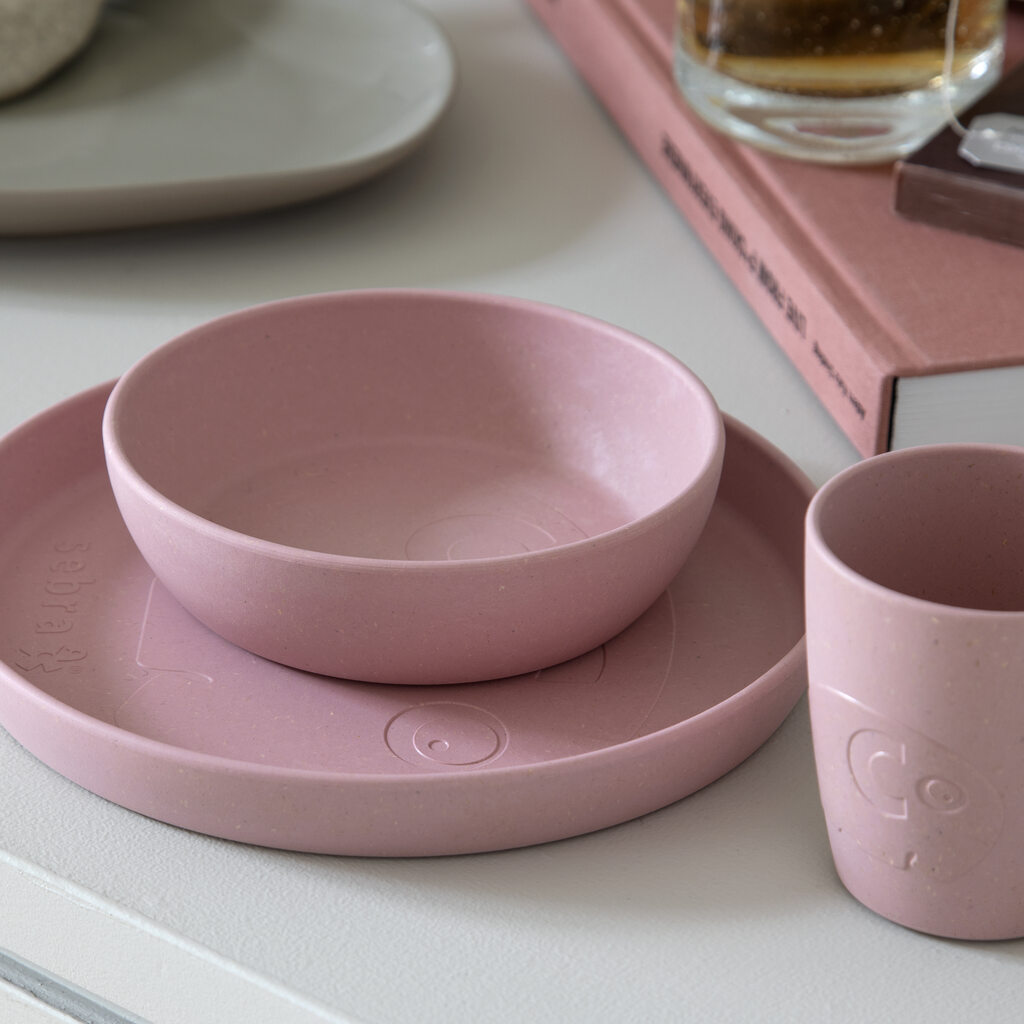 Sebra Mums kinderservies kinderbeker 2 stuks - blossom pink - Afbeelding 2