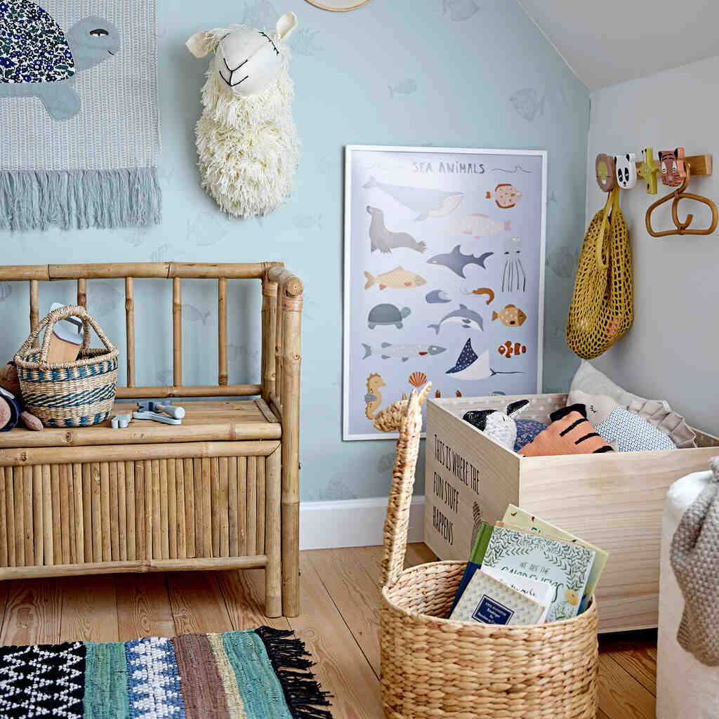 Bloomingville rotan kinderkledinghanger Aranya - Afbeelding 2