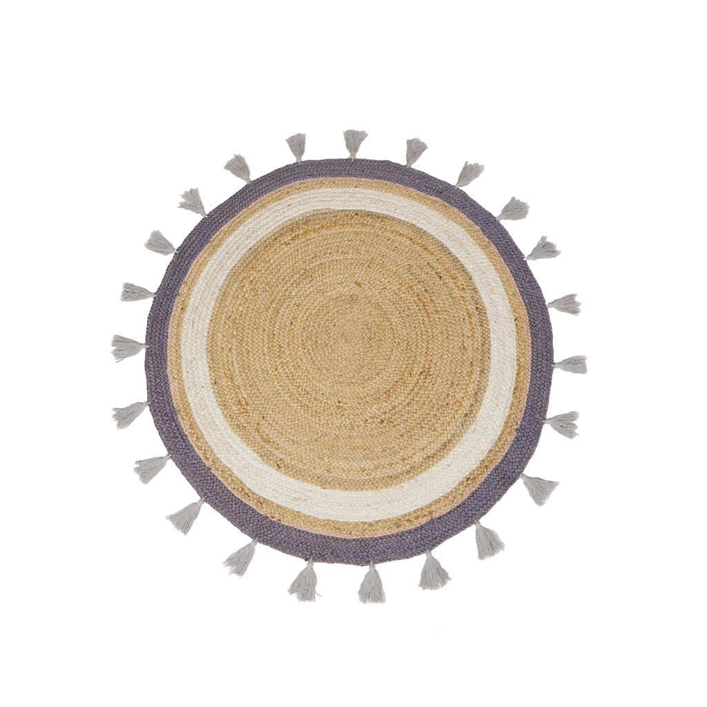 Kidsdepot rond vloerkleed Sem - beige / 120 cm