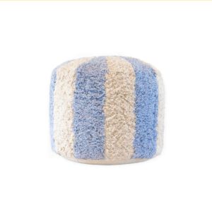 Kidsdepot kinderpoef circus - blauw