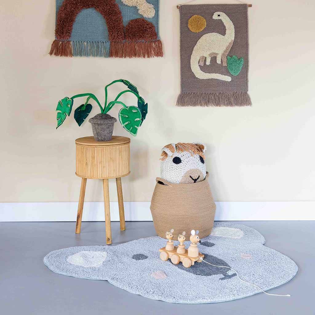 Kidsdepot vloerkleed dier koala Cleo - 125 x100 cm - Afbeelding 3