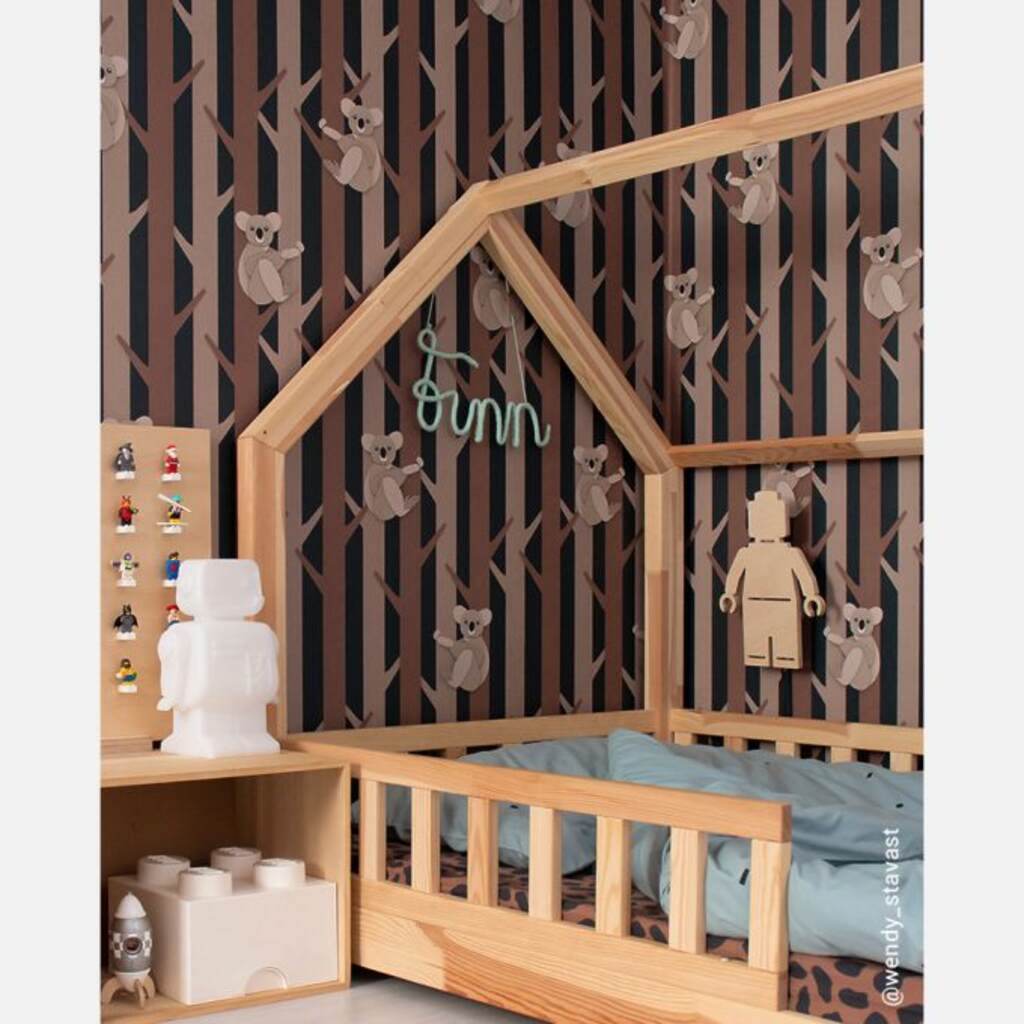 Studio Ditte kinderdekbedovertrek blokken 140x200/60x70 - licht blauw - Afbeelding 4