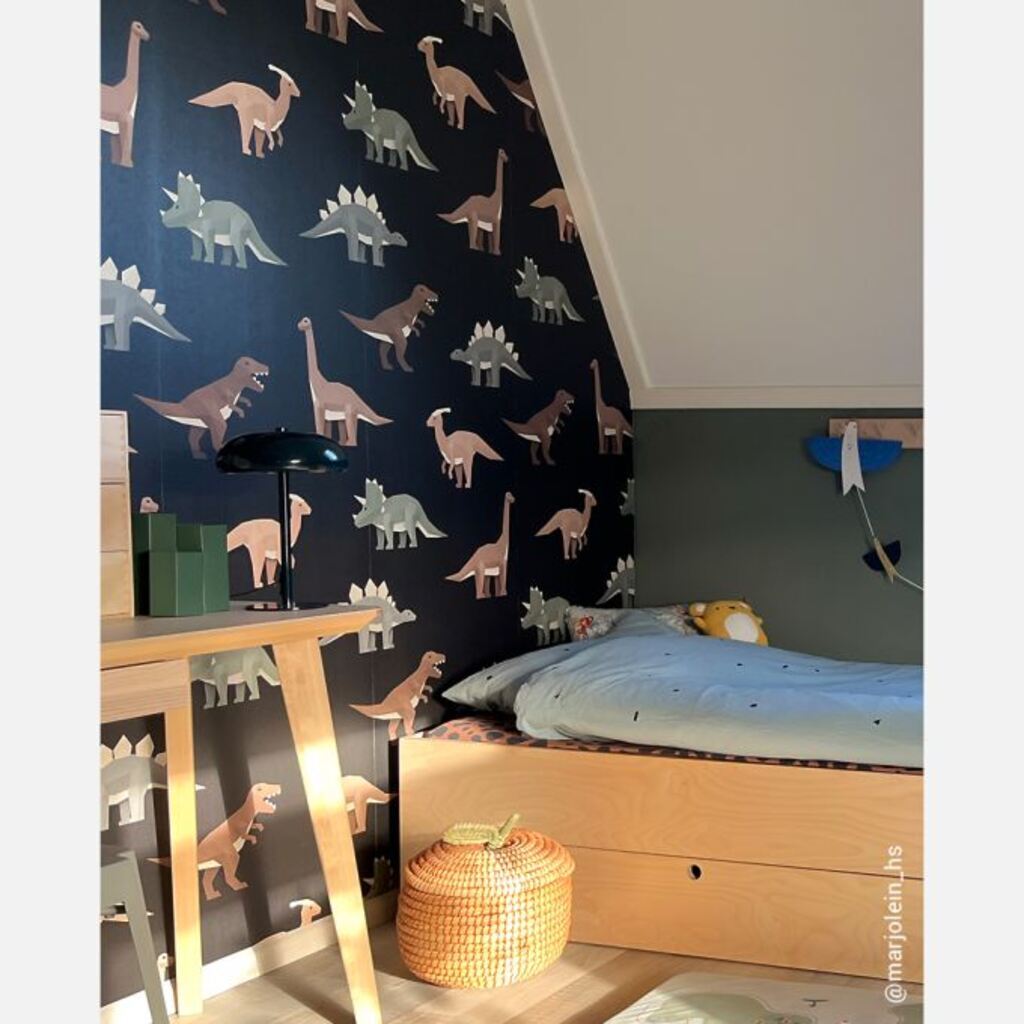 Studio Ditte kinderdekbedovertrek blokken 140x200/60x70 - licht blauw - Afbeelding 5