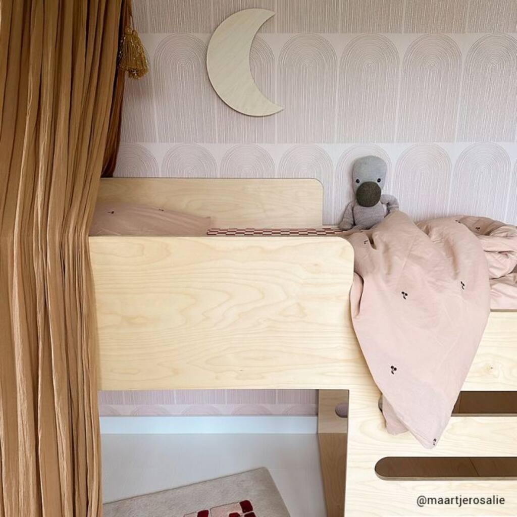 Kinderdekbedovertrek 140×200 Studio Ditte kersen – nude roze - Afbeelding 4