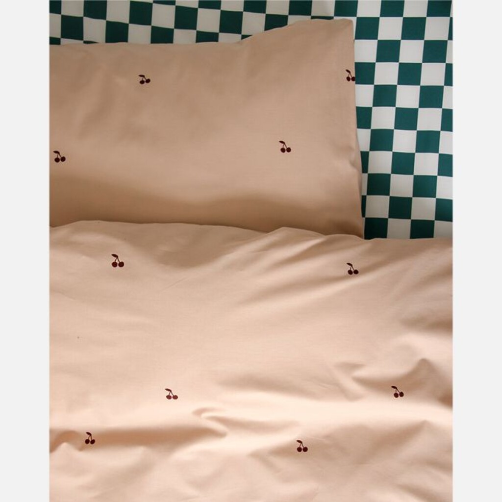 Kinderdekbedovertrek 140×200 Studio Ditte kersen – nude roze - Afbeelding 6