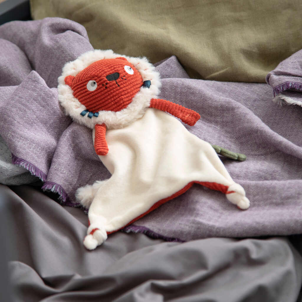 Sebra knuffeldoekje Lee de leeuw - Afbeelding 2