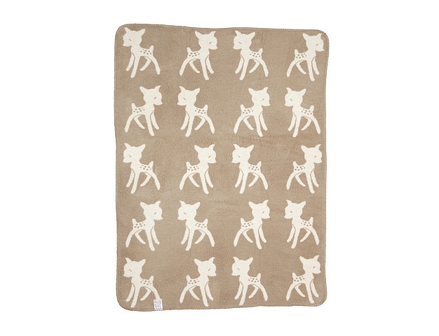 Cara Caro ledikantdeken Bambi 120x150 - beige