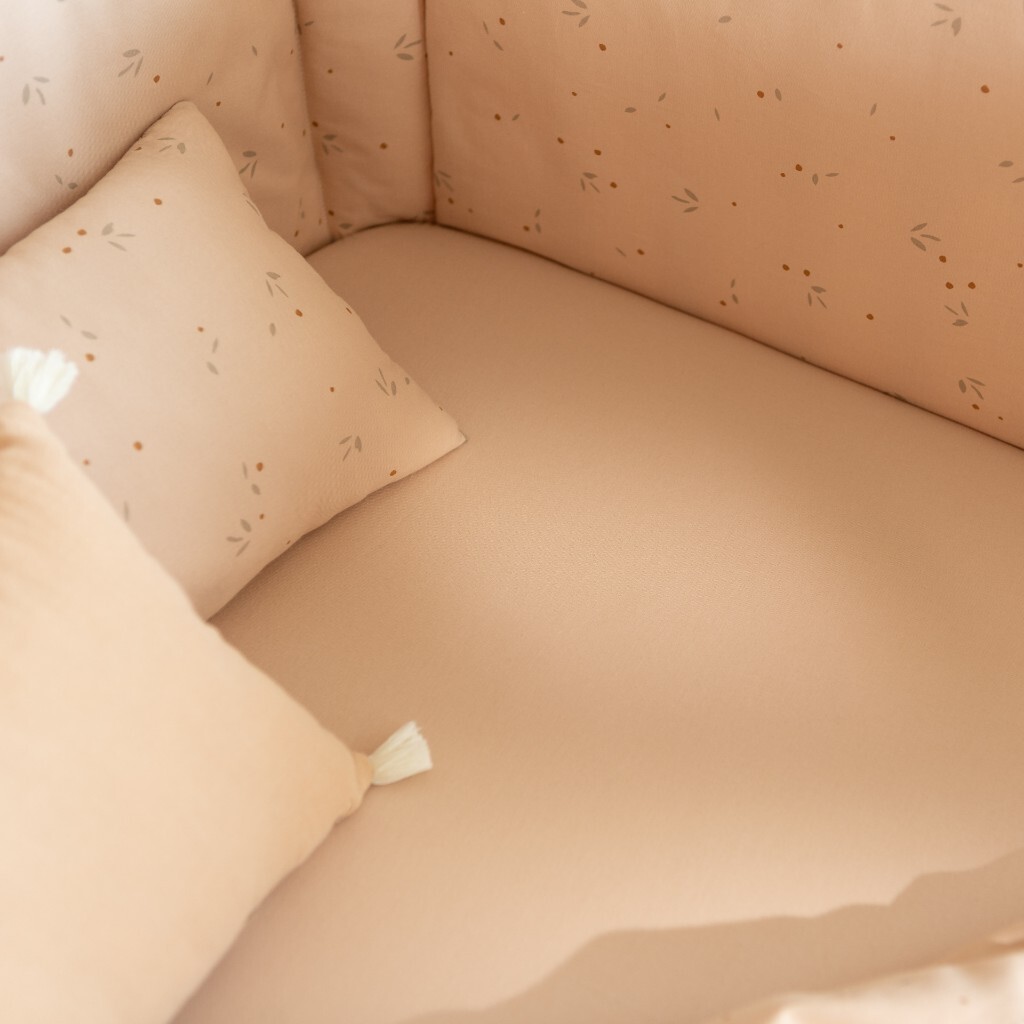 Nobodinoz hoeslaken ledikant 70x140 - dune/beige - Afbeelding 2