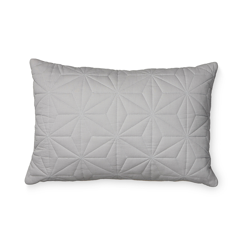 Cam Cam kussen quilted langwerpig - grijs
