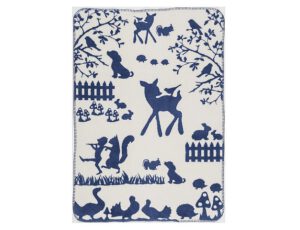 Cara Caro wiegdeken Favola 75x100 - blauw - Afbeelding 3