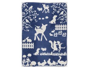 Cara Caro wiegdeken Favola 75x100 - blauw - Afbeelding 2
