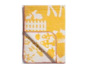 Cara Caro ledikantdeken Favola 120x150 - geel