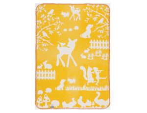 Cara Caro ledikantdeken Favola 120x150 - geel - Afbeelding 2