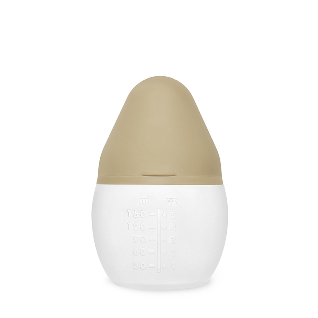 Bib rond babyfles - 150ml / bruin - Afbeelding 3