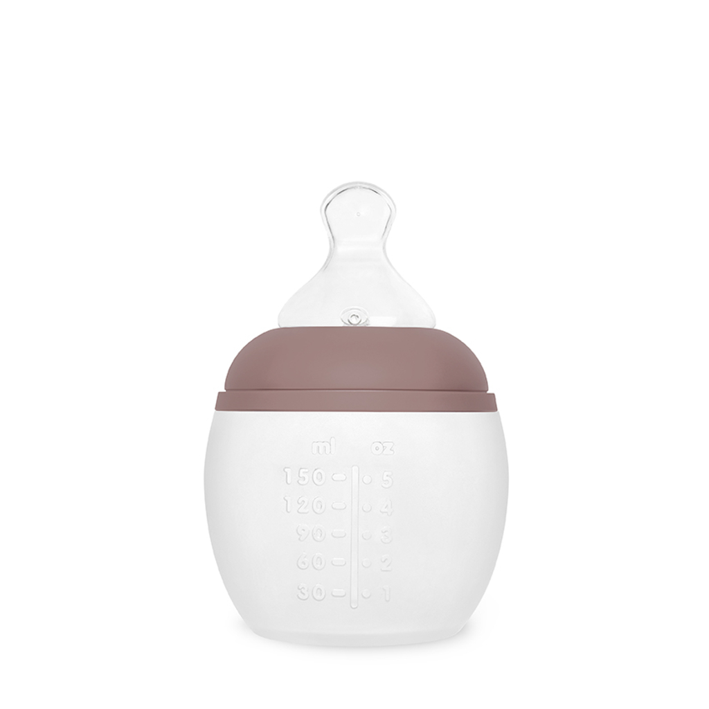 Bib rond babyfles - 150ml / roze - Afbeelding 2
