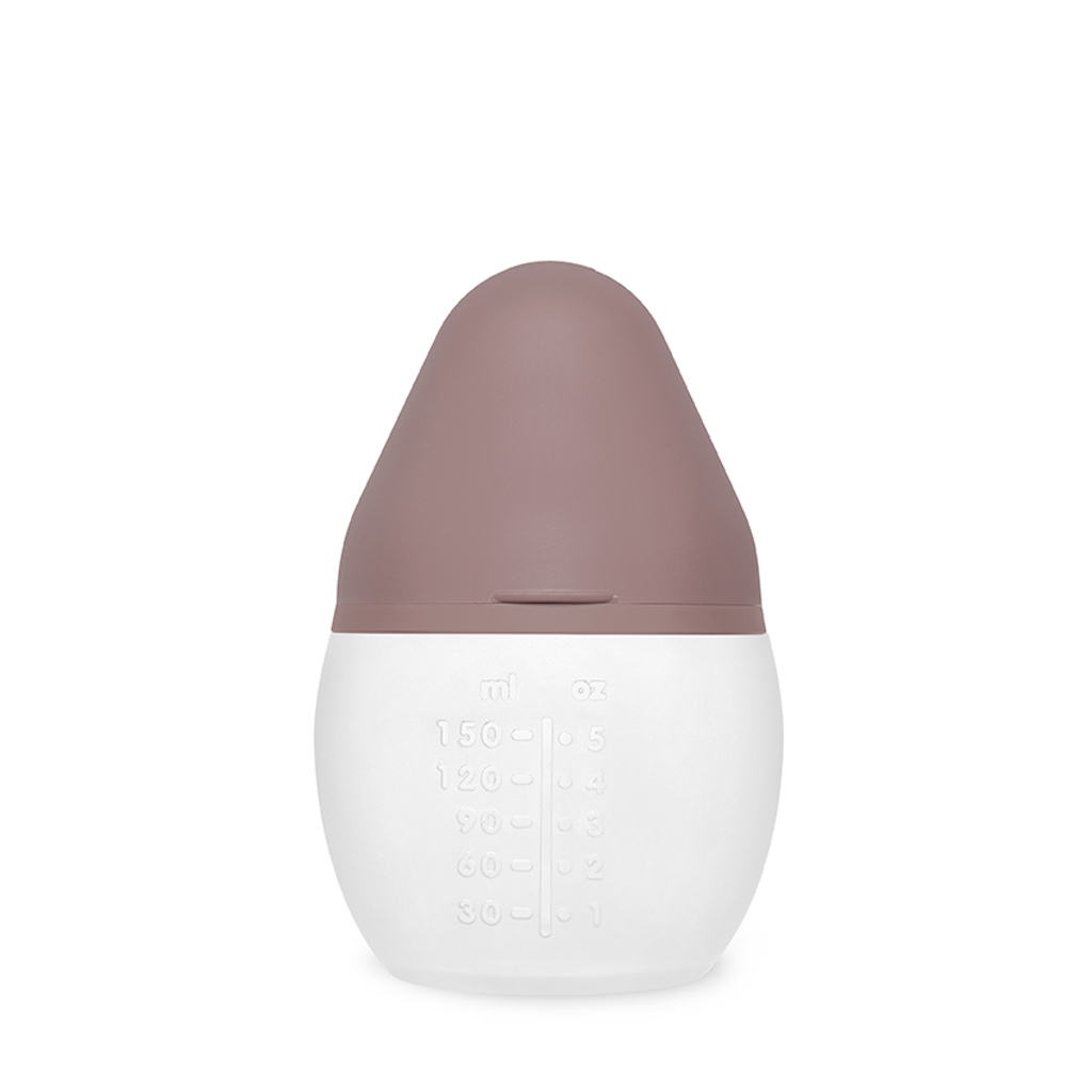 Bib rond babyfles - 150ml / roze - Afbeelding 3
