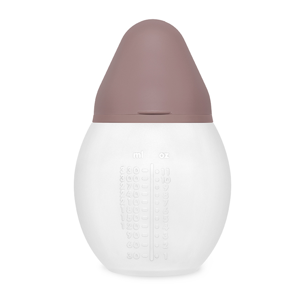 Bib rond babyfles- 330ml / roze - Afbeelding 3