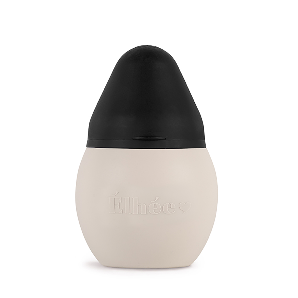 Elhee tuitbeker bubble anti lek - 240ml / beige/zwart - Afbeelding 2