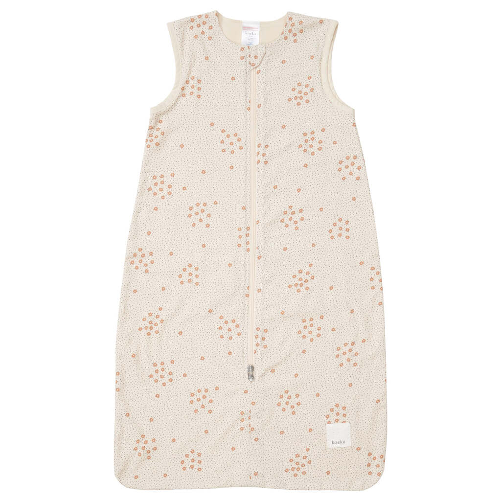 Koeka zomer babyslaapzak zomer 80 cm / 6-12 maanden korte mouw - bloemprint