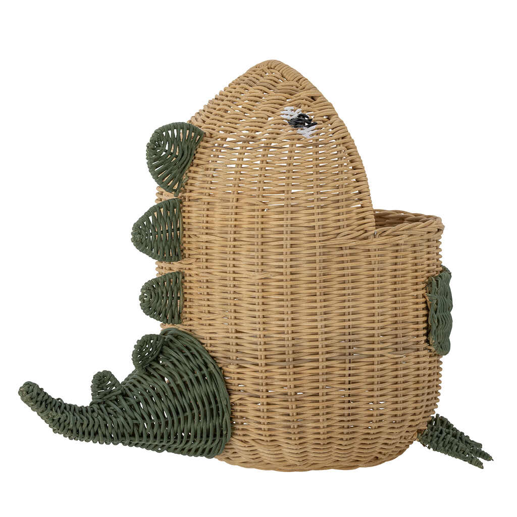 Bloomingville rotan opbergmand dinosaurus - Afbeelding 3
