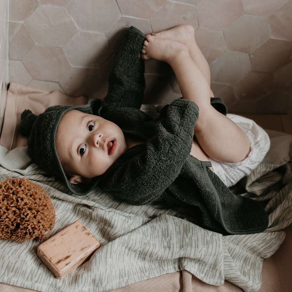 Snooze baby hydrofiele doek 80x80 - mint groen - Afbeelding 3