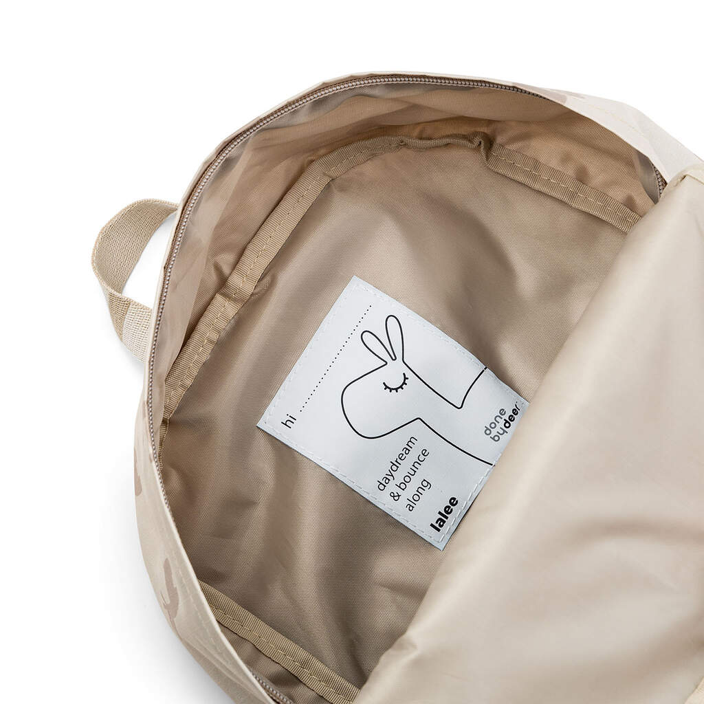 Done by Deer kinderrugzak met lalee print - 2-5 jaar / beige - Afbeelding 3