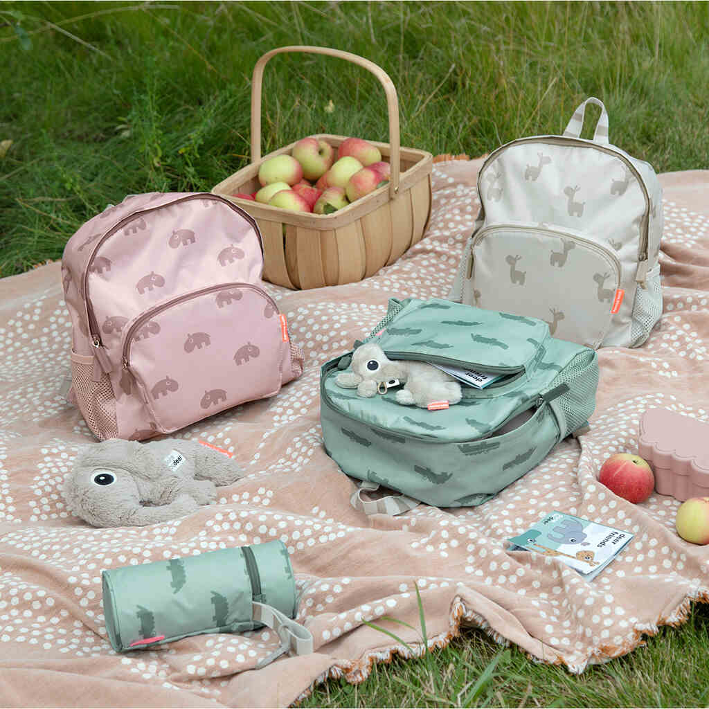 Done by Deer kinderrugzak met lalee print - 2-5 jaar / beige - Afbeelding 4