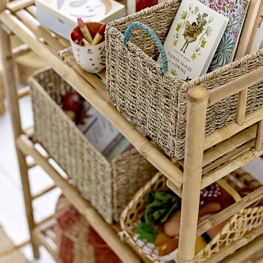 Bloomingville rotan boekenrek Zep - bruin - Afbeelding 10