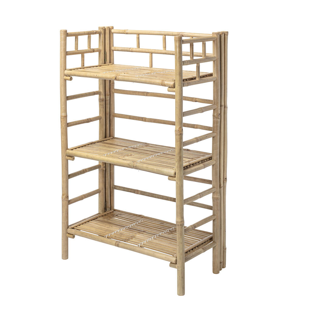 Bloomingville rotan boekenrek Zep - bruin - Afbeelding 2